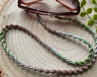 Boho Glasses Chain | Recycled Cotton Sunglasses Strap