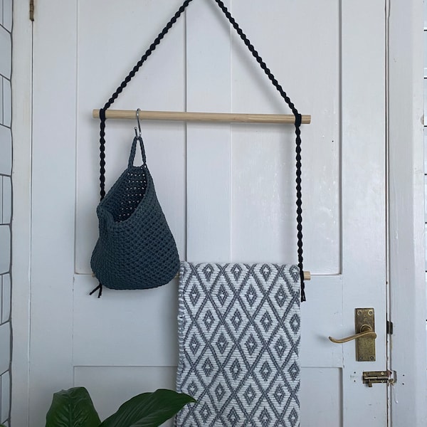 Wooden Towel Rack Etsy UK