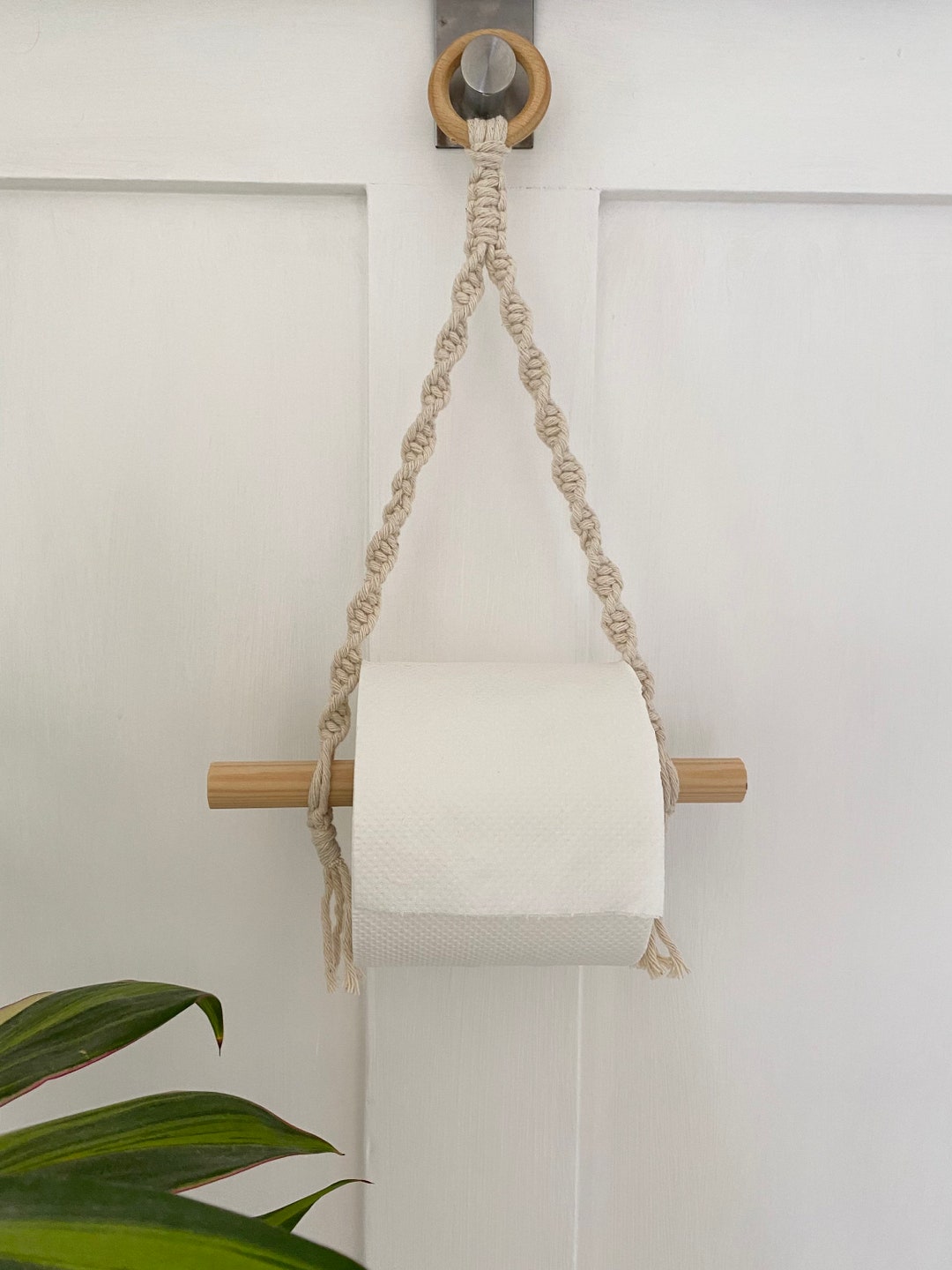 Natural Toilet Paper Roll Holder Toilet Roll Storage - Etsy
