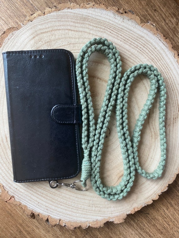 Moreeulsi Tracolla con cordino, tracolla per telefono con custodia con cerniera - Tracolla per cellulare con custodia con cerniera - Decorazione con cordino dal design regolabile per lavoro, viaggi