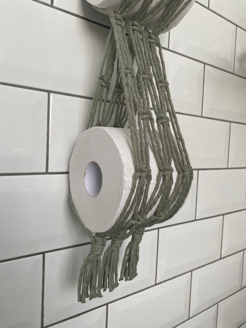 Sage Green Toilet Roll Holder Storage Toilet Paper Holder Etsy