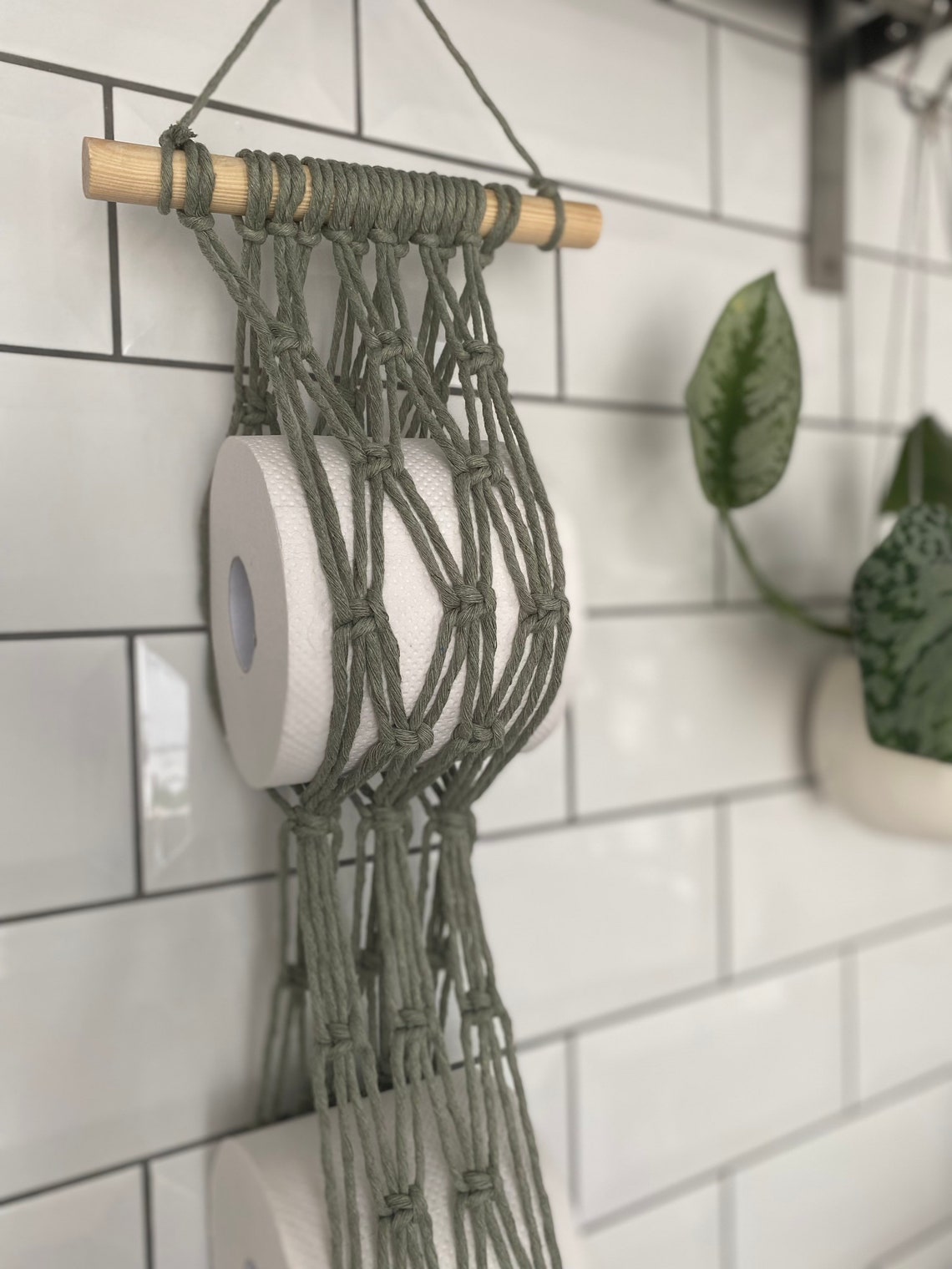 Sage Green Toilet Roll Holder Storage Toilet Paper Holder - Etsy