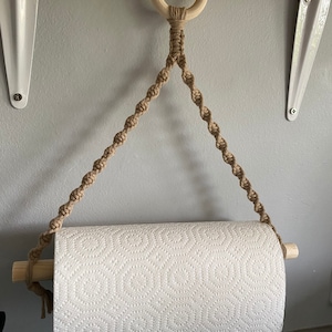 Porta-rolos de cozinha Taupe, porta-toalhas de papel de cozinha, acessórios de cozinha que economizam espaço, itens essenciais de cozinha, acessórios de cozinha bege