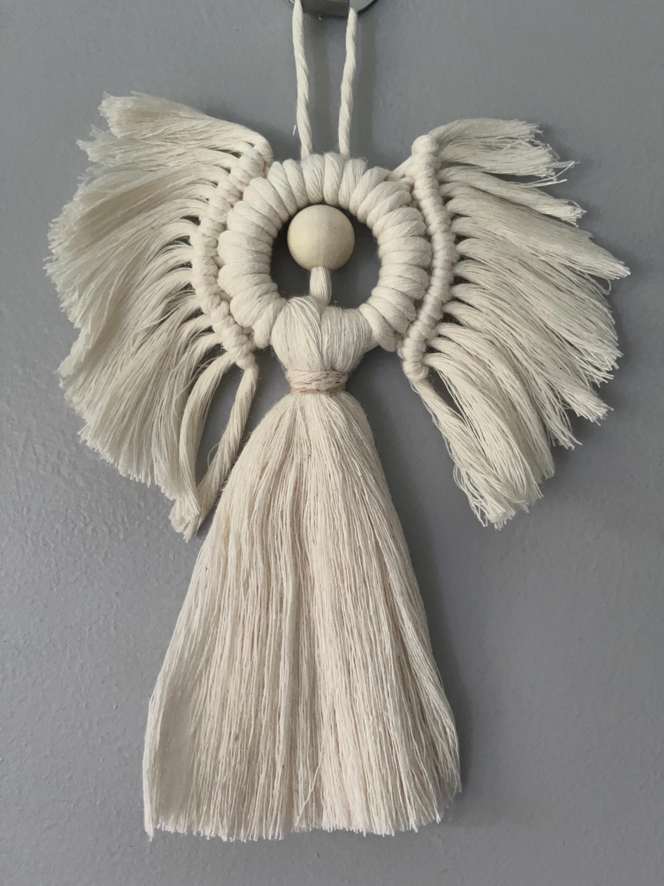 Macrame Angel Tutorial: Christmas Craft PDF Pattern (digital Download ...