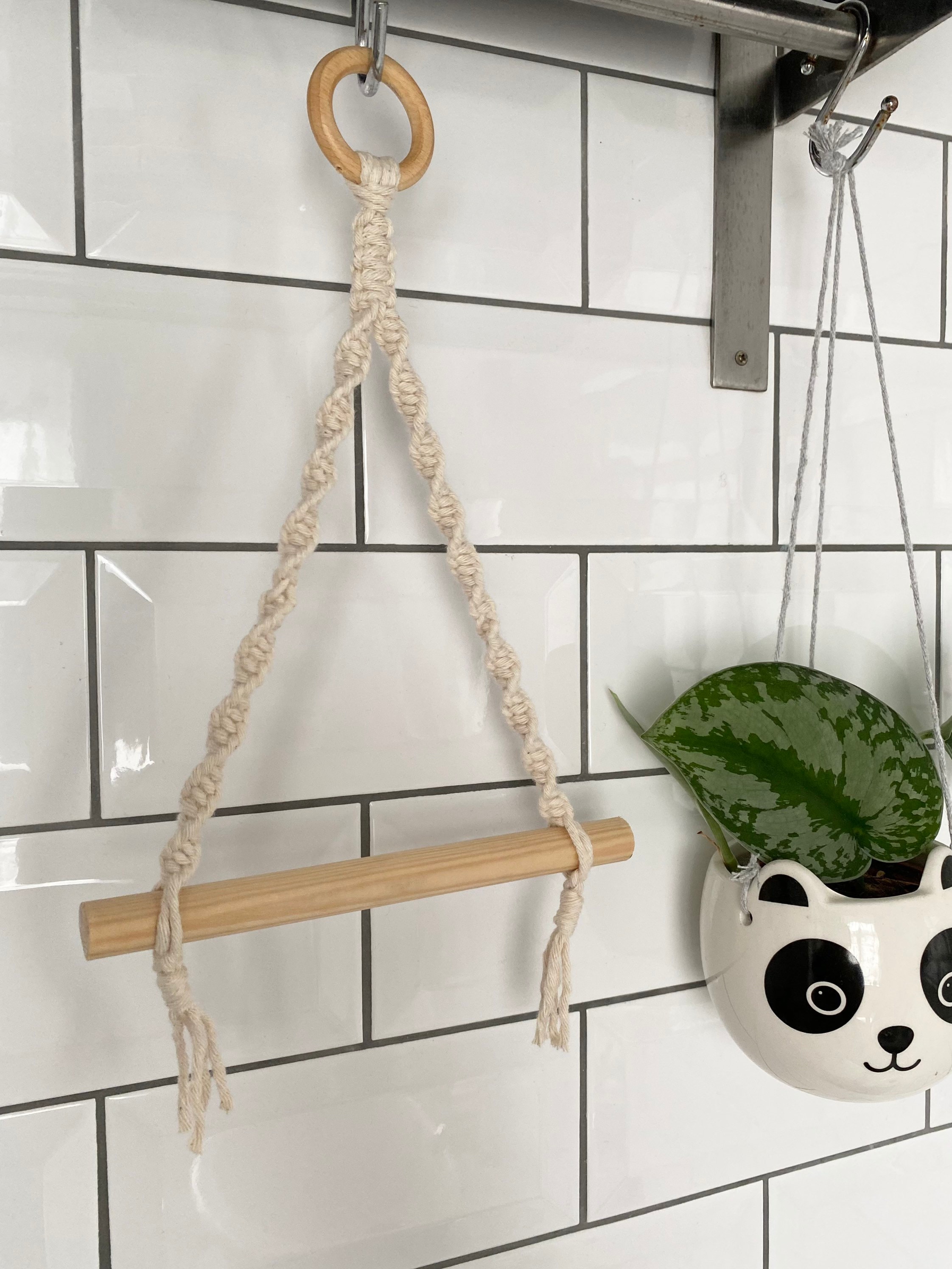 Natural toilet paper roll holder toilet roll storage | Etsy