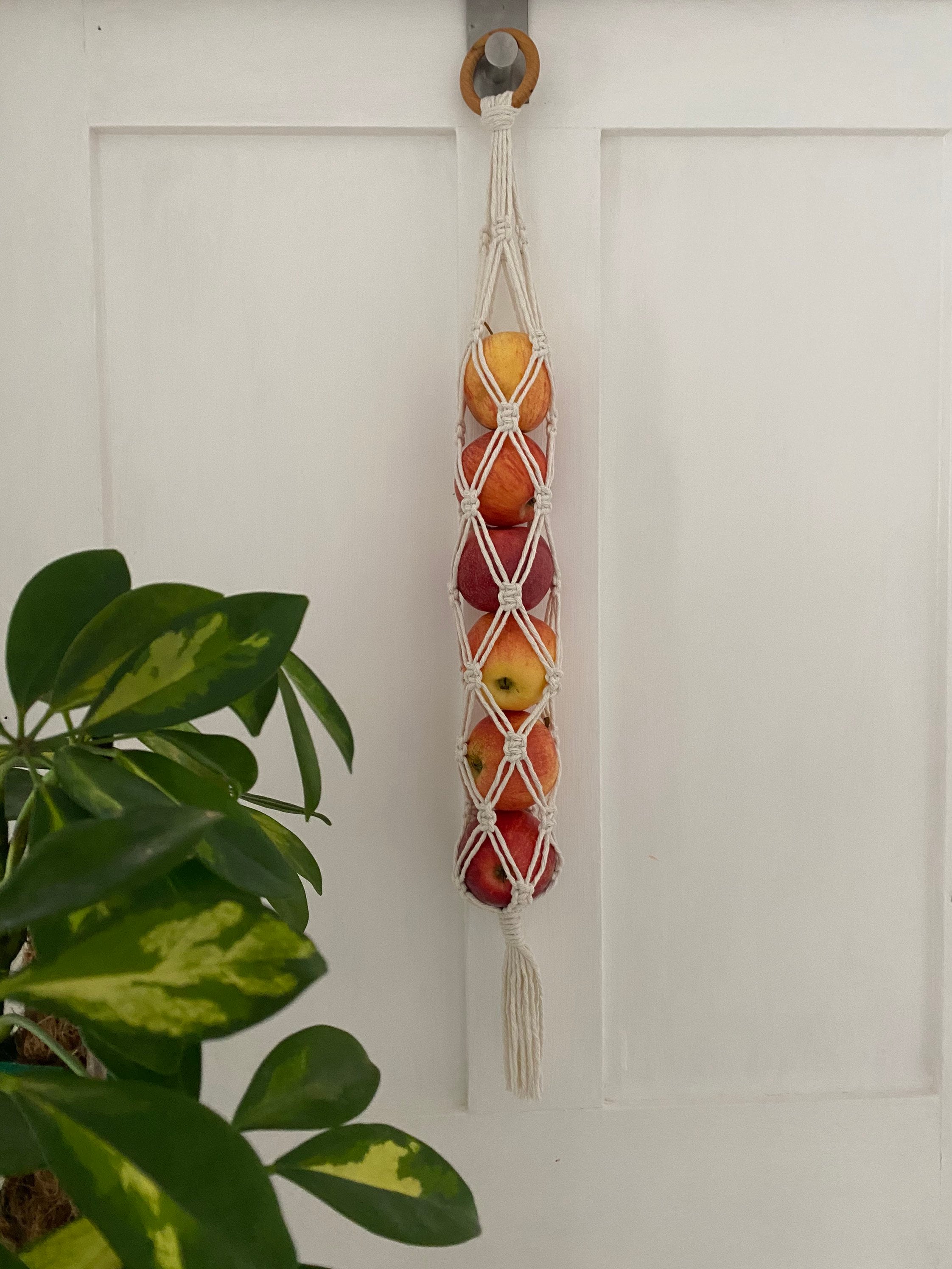 Natural Macrame Food Storage Vegetable Keeper Pantry Bag Boho