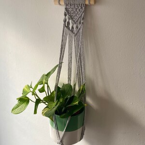 Macrame wall hanging plant hanger holder indoor decor, macrame hanging pot for plant gift idea, plant accessories decor gifts for home