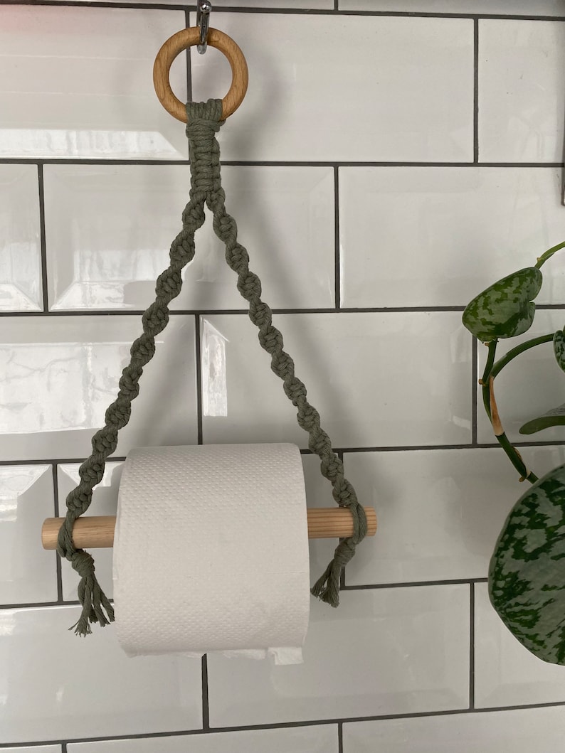Sage Green Toilet Paper Roll Holder Toilet Roll Storage - Etsy