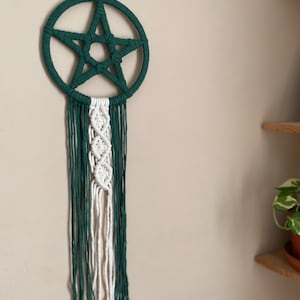 Pentagram Wall Decor | Gothic Home Decor | Pagan Protection Symbol | Handmade Wiccan Decoration