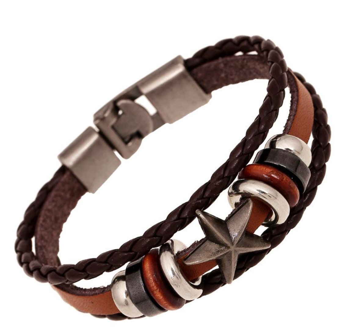 Vintage Leather Bracelets Leather Bracelet Men's and Etsy