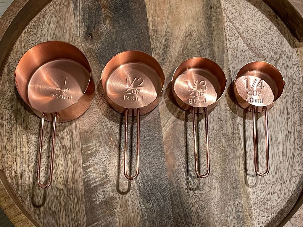 Sur La Table Copper Measuring Cups, Set of 4