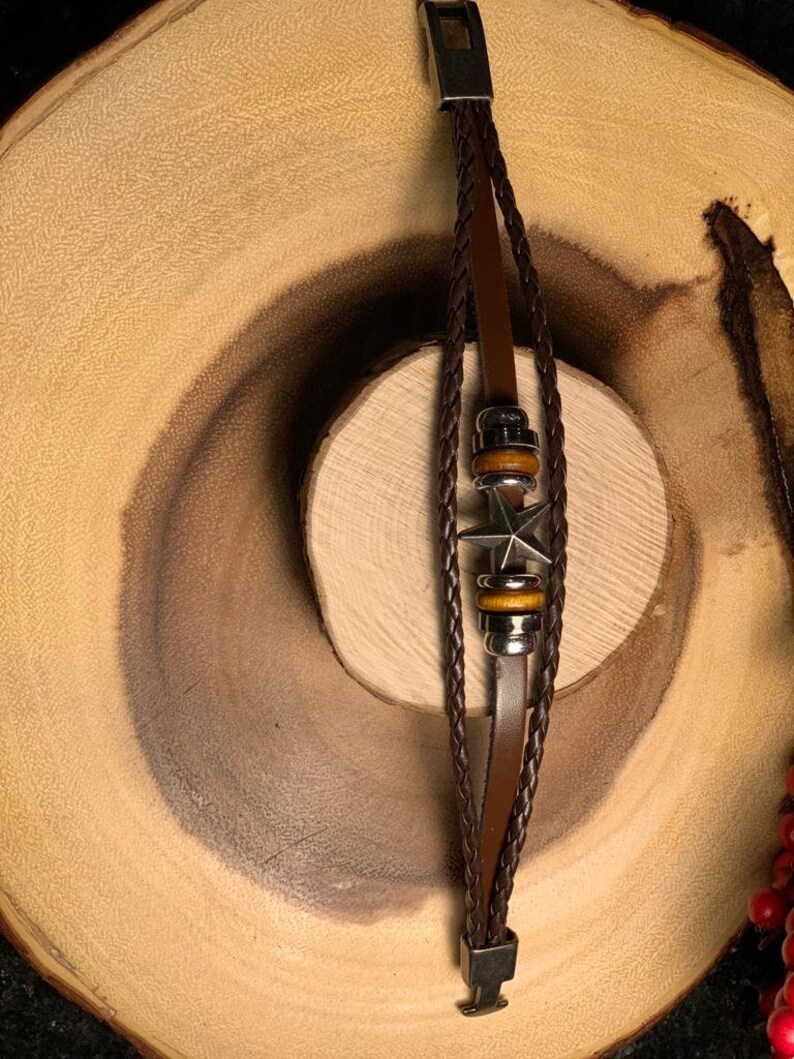 Vintage Leather Bracelets Leather Bracelet Men's and Etsy