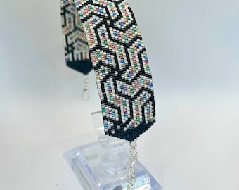 Mosaic Peyote Stitch Bracelet