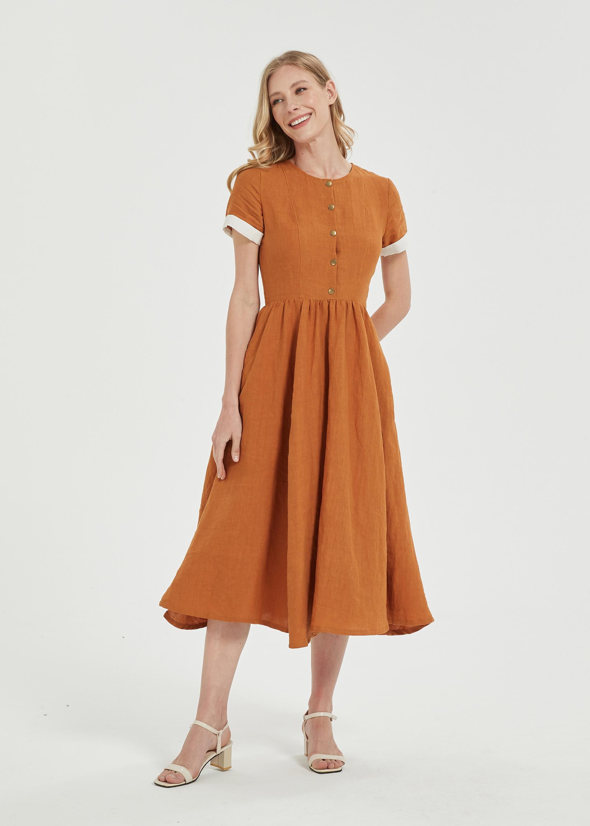 Le Muse Linen Dress - Etsy