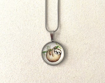Sloth Pendant - Etsy Australia
