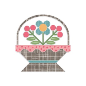 BASKET NEEDLE/SCISSOR Minder. From the Piece and Plenty Collection by Lori Holt of Bee in My Bonnet.