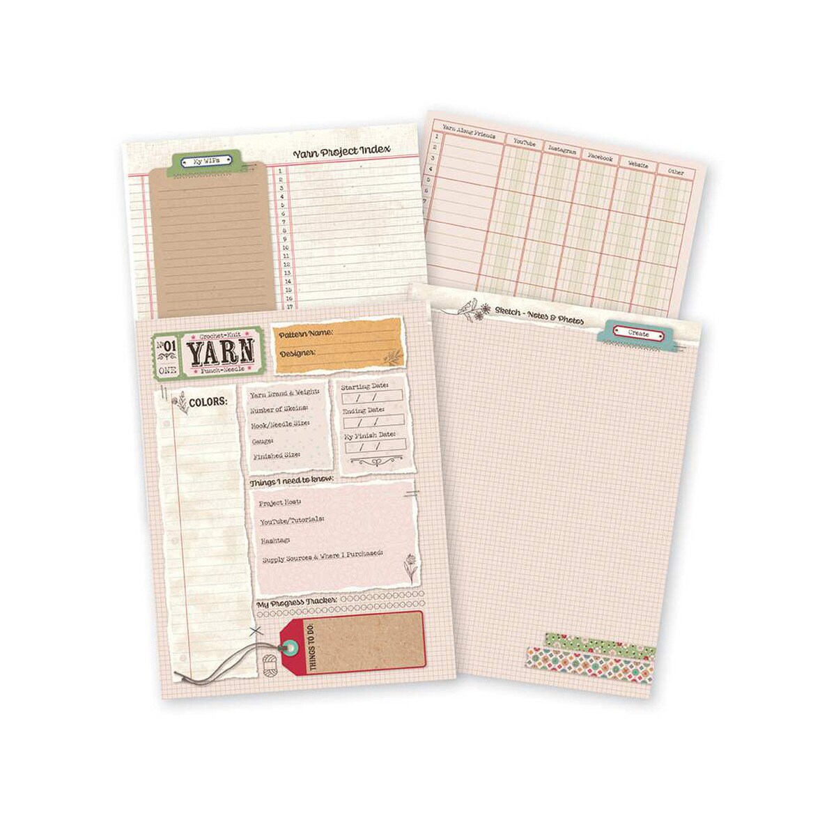 Lori Holt 2024 SEW & STITCH Binder Calendar. Sew and Stitch Sticker