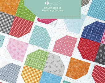 SUGAR STARS Quilt Pattern by Lori Holt of Bee in My Bonnet.  Item# P018-SUGARSTARS