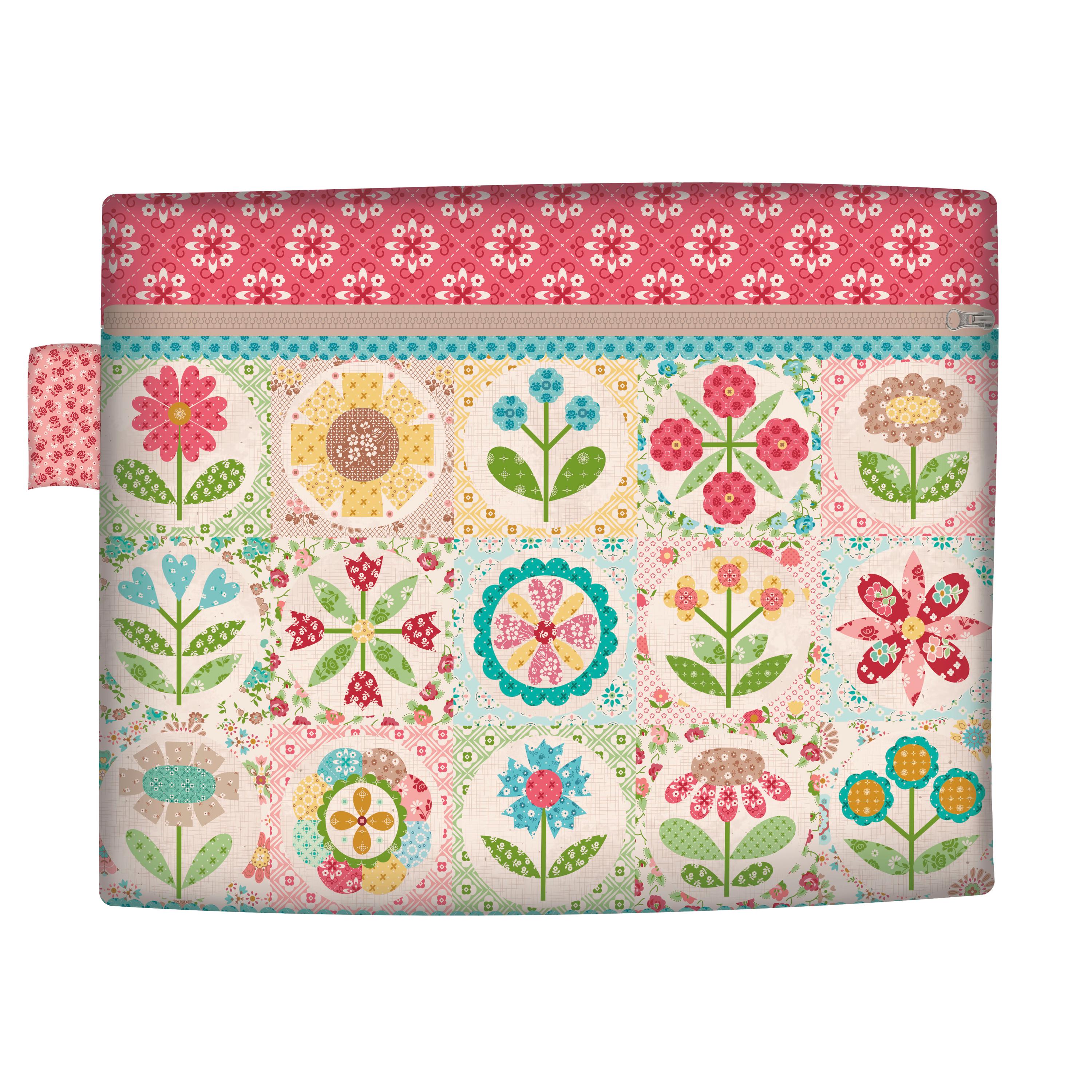 Zippy Bags 4 FARMERS DAUGHTER Panel & Happy Zippers 3. by Lori