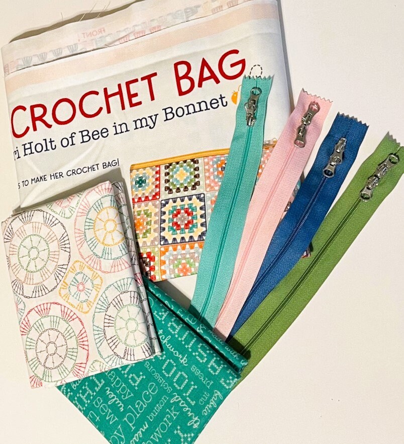 KIT - CROCHET PROJECT Bags. Home Décor Bags Panel, Lining