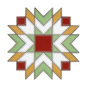 NEEDLE/SCISSOR MINDERS. Gingham Star. For Cross Stitch, Crochet. For Makers looking to hold their needles and small scissors or tools still.