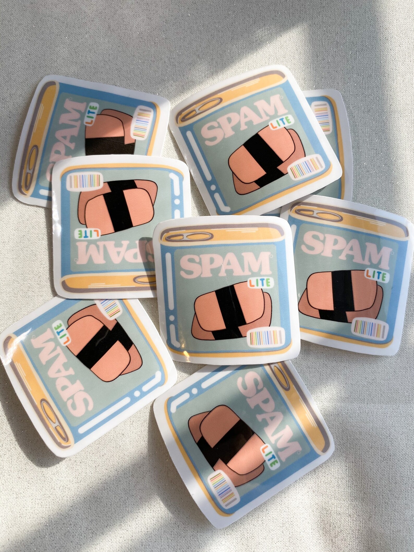 Spam Sticker Spam Musubi Sticker food sticker cute sticker Etsy