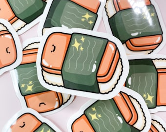 Spam Musubi Sticker, Spam Sticker, food sticker, cute sticker, asian sticker, asian food, Japanese sticker, sushi sticker, Hawaiian sticker