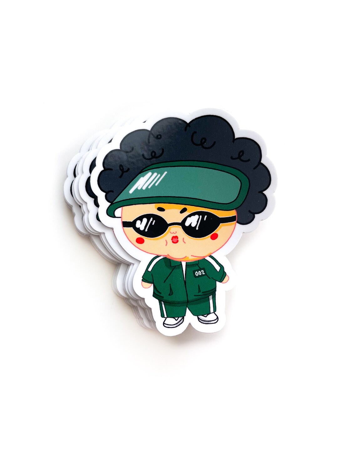 Ajumma Squid Sticker, Asian Sticker, Korean Sticker, Funny Sticker, K ...