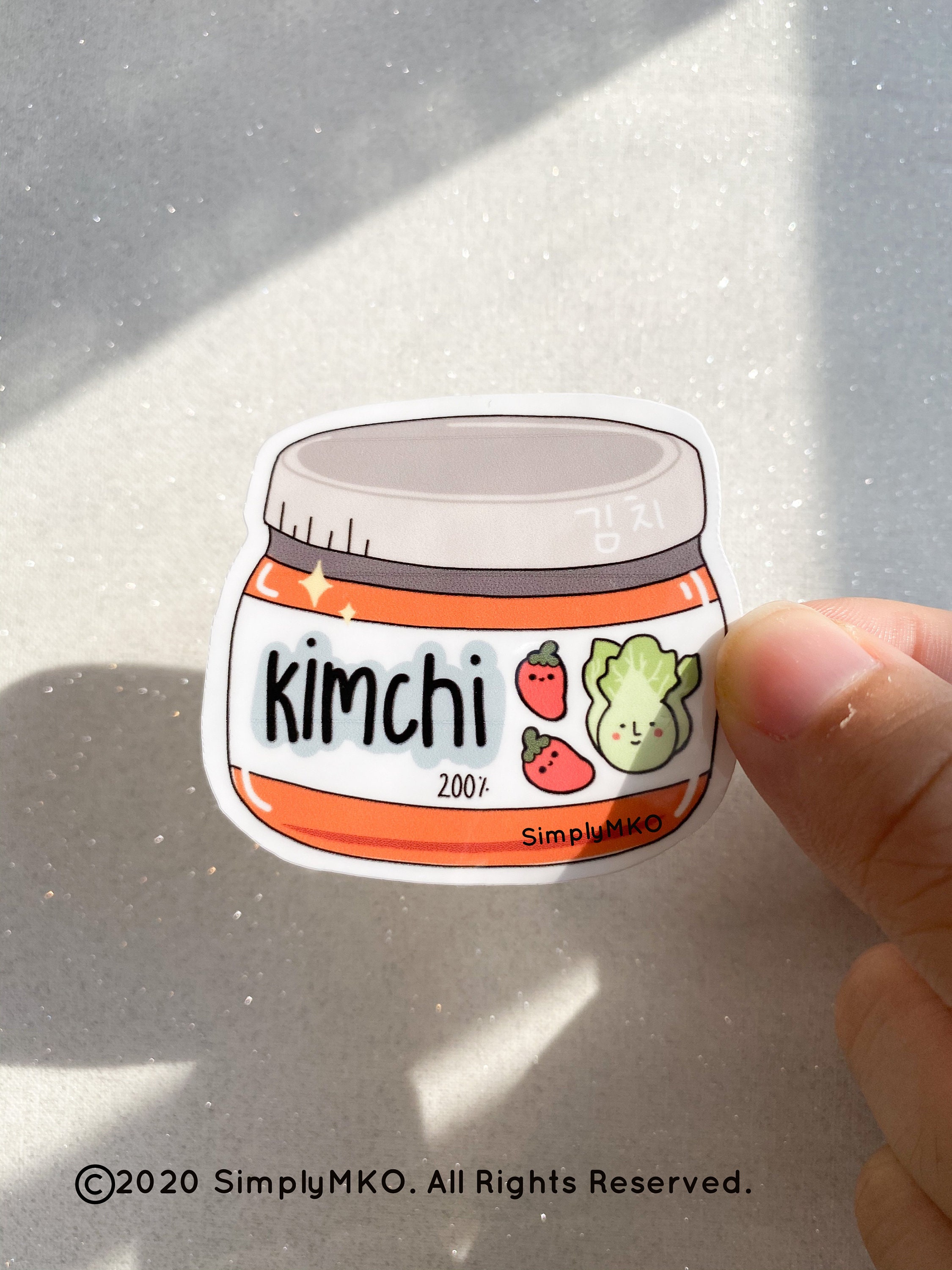 kimchi sticker korean sticker asian food sticker laptop etsy new zealand