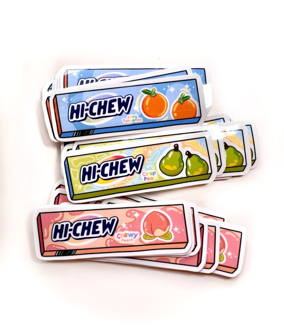 Hi-chew Sticker SET Laptop Sticker Food Sticker Asian | Etsy