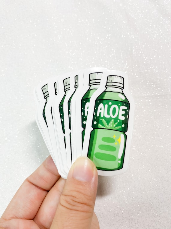 portemonnee Vliegveld gen Buy Aloe Vera Drink Sticker Asian Drink Sticker Asian Food Online in India  - Etsy