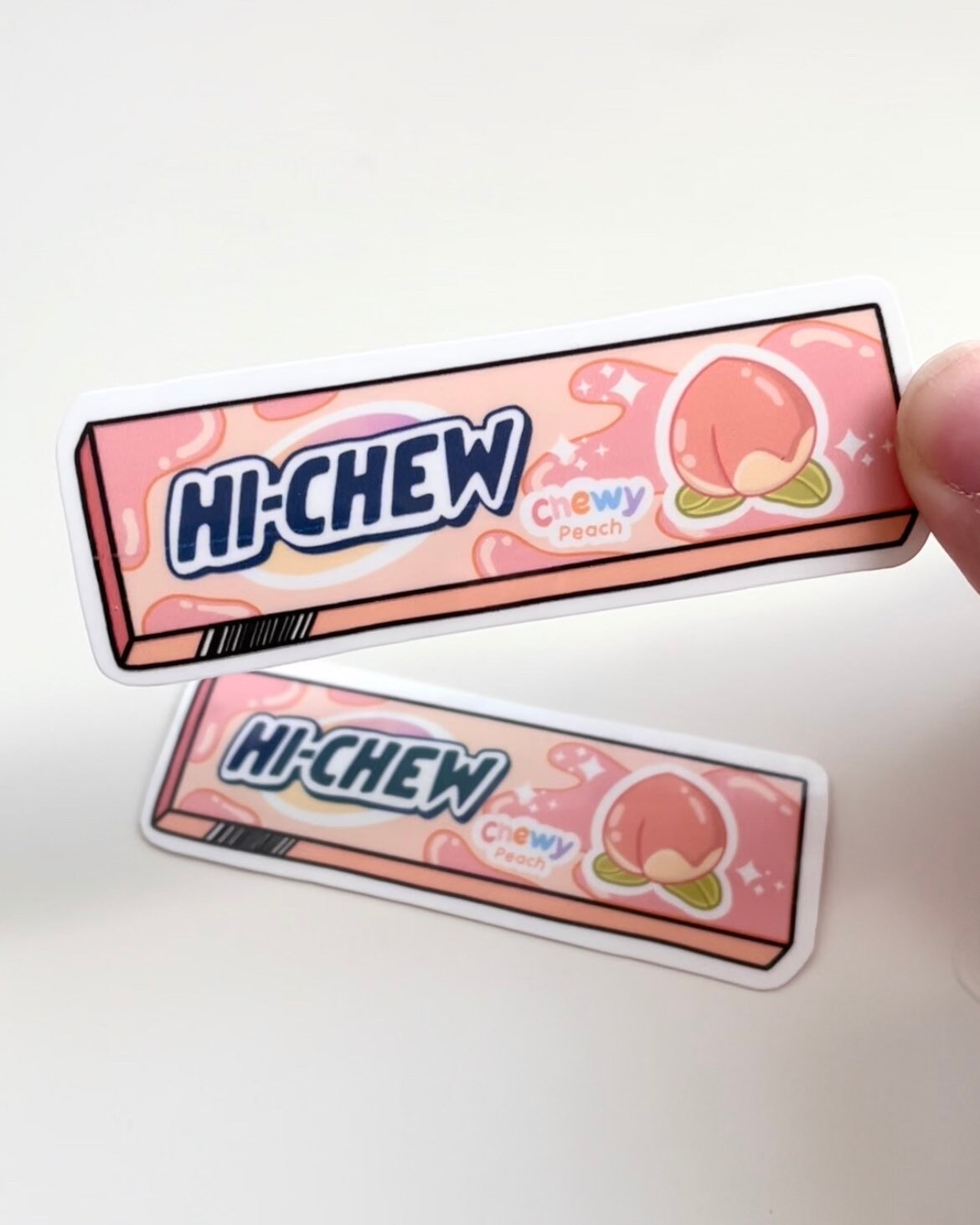 hi chew peach sticker laptop sticker food sticker asian etsy ireland