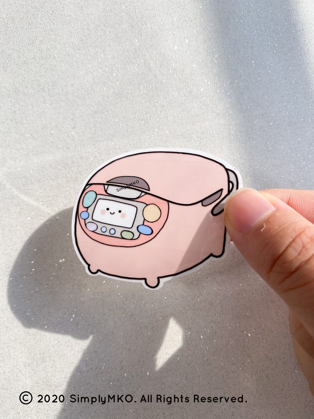 Rice Cooker Sticker, Laptop Sticker, Food Sticker, Asian Sticker