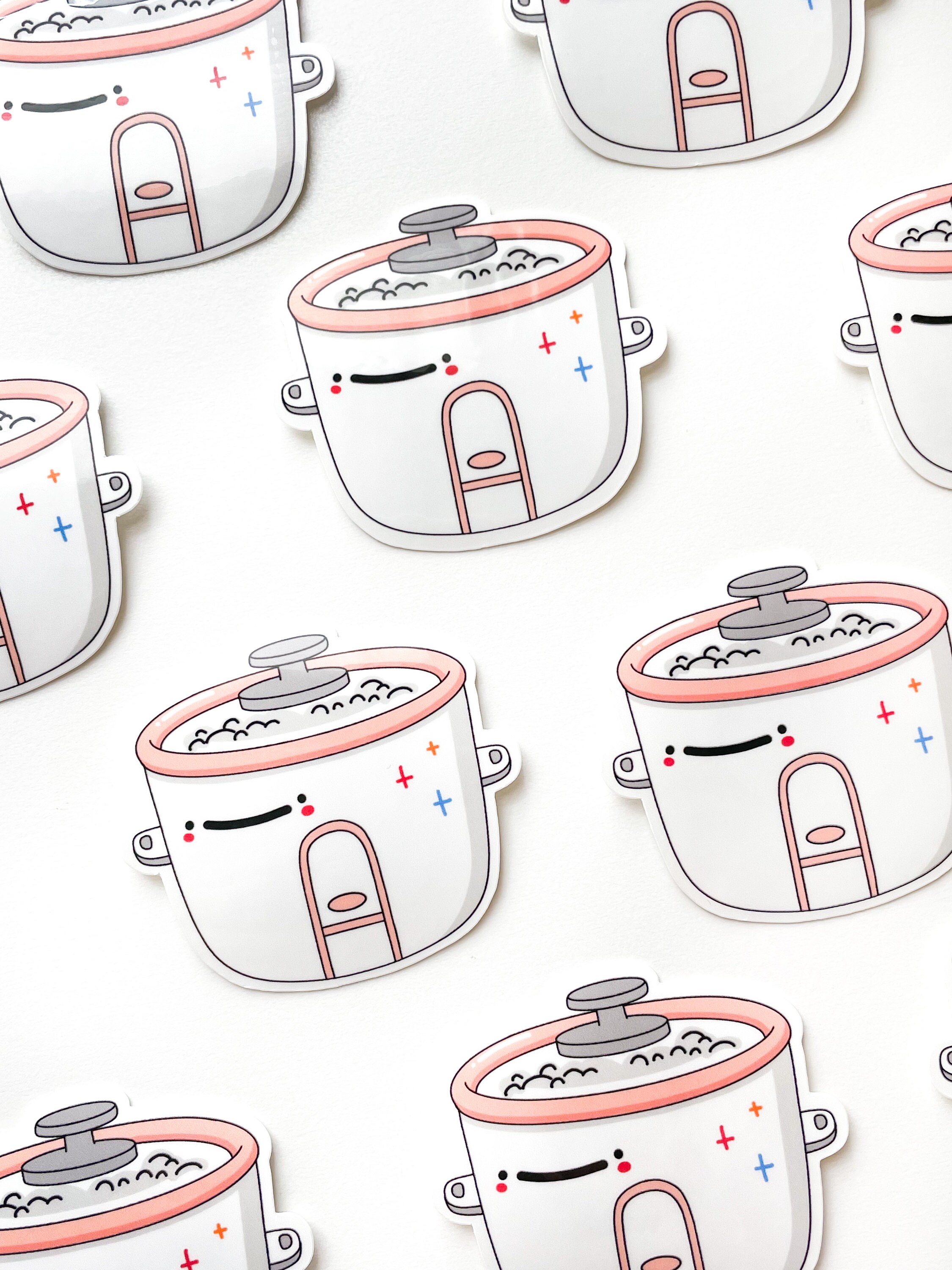 Rice Cooker Sticker Asian Sticker Korean Sticker Funny Etsy