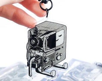 BMO Anatomy Acrylic Charm - Adventure Time Keychain