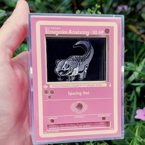 3D-ruilkaart Shadow Box Slowpoke Anatomy - Diorama voor oplichtende ruilkaarten
