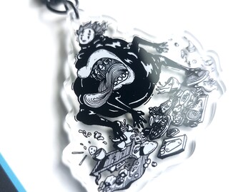 Anime Monster Acrylic Charm - Anime Inspired Keychain