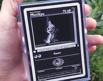 3D Pokemon Card Shadow Box Mimikyu Anatomy - Light up Pokemon card diorama