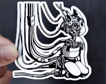 Astro Boy Ghost in the Shell - Weather Resistant Vinyl Sticker - Anime Manga Art