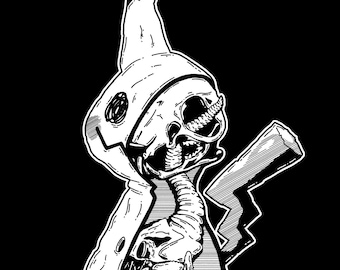 ミミッキュ解剖学 - ホラーポケットビーストアートプリントポスター