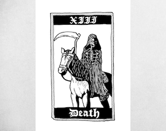 Death Tarot - Art Print Poster