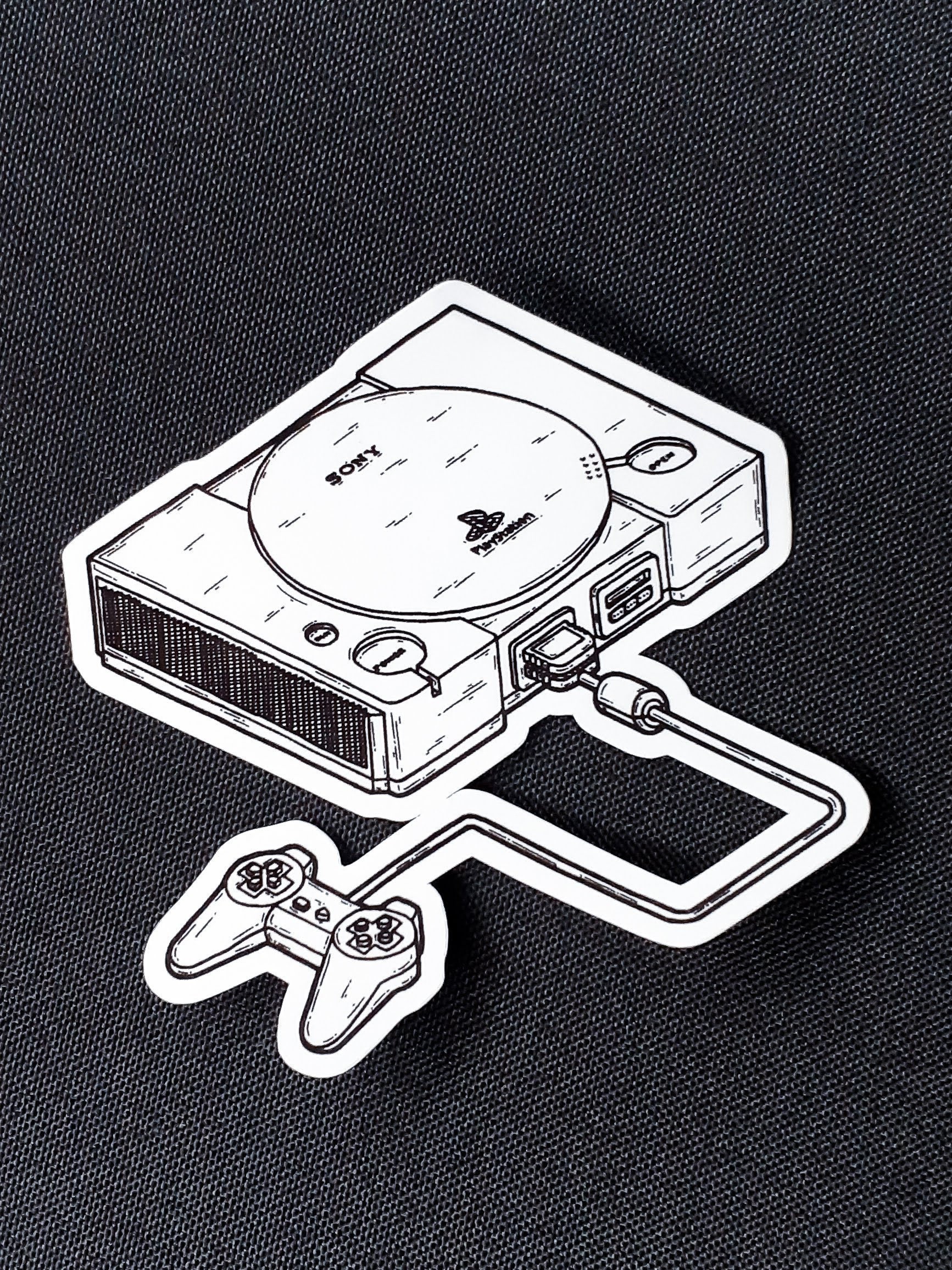 Ps1 Sticker PS1 Console Sticker - Weather Resistant Vinyl Sticker - Retro Gaming ...