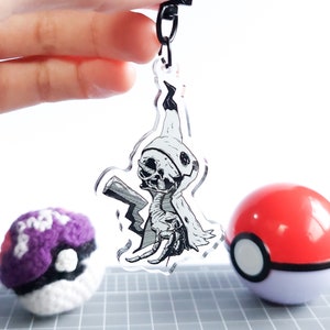 Mimikyu Anatomy Acrylic Charm - Chaveiro Pocket Beast