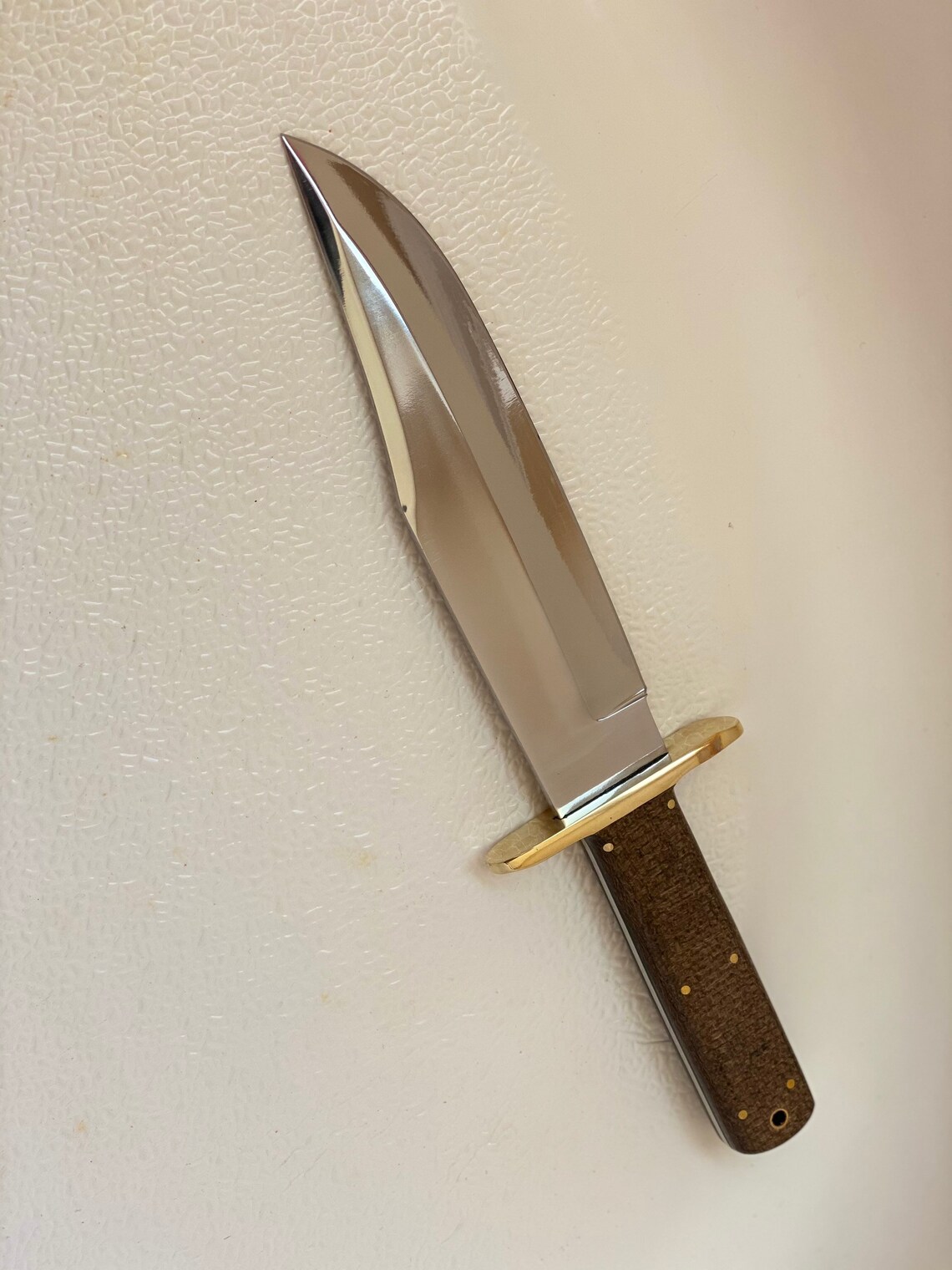 Bowie Knife for Camping Hunting & Survival Canvas Micarta Etsy