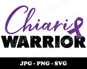 Chiari warrior png, jpg, svg. Chiari malformation svg