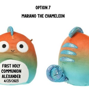 First Holy Communion plush. Personalized squishmallows. First Holy Communion gifts Option 7