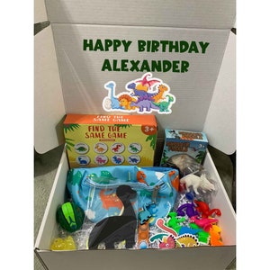 Dinosaur Gift Box, Birthday Gift for Boy, Easter Gift Box for Boy, Promoted to a Big Brother Gift, Just Because Gift