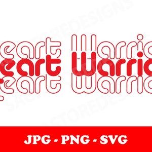 Heart warrior jpg, png, svg.