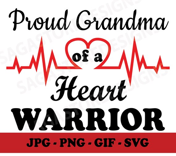 Proud Grandma Of A Heart Warrior Chd Awareness T-Shirt Proud Grandma Of A Heart Warrior Chd Awareness T-Shirt