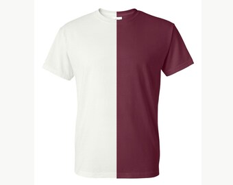 Half And Half Shirt Etsy Half And Half Shirt Etsy